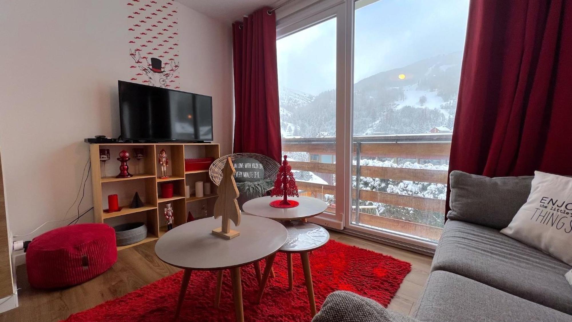Rouge Canneberge -8 Personnes- 84M2 Vue Degagee Setaz Valloire Zewnętrze zdjęcie