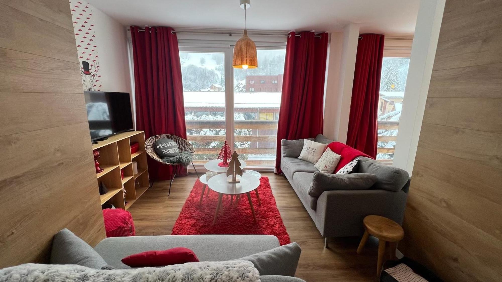 Rouge Canneberge -8 Personnes- 84M2 Vue Degagee Setaz Valloire Zewnętrze zdjęcie