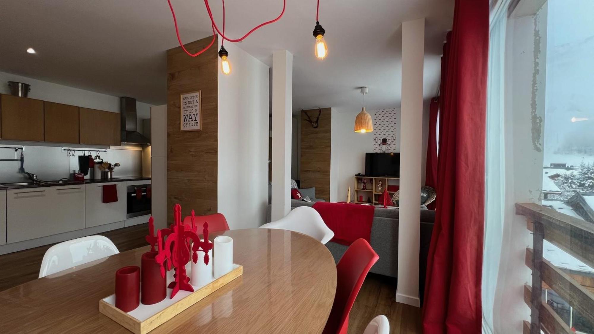 Rouge Canneberge -8 Personnes- 84M2 Vue Degagee Setaz Valloire Zewnętrze zdjęcie