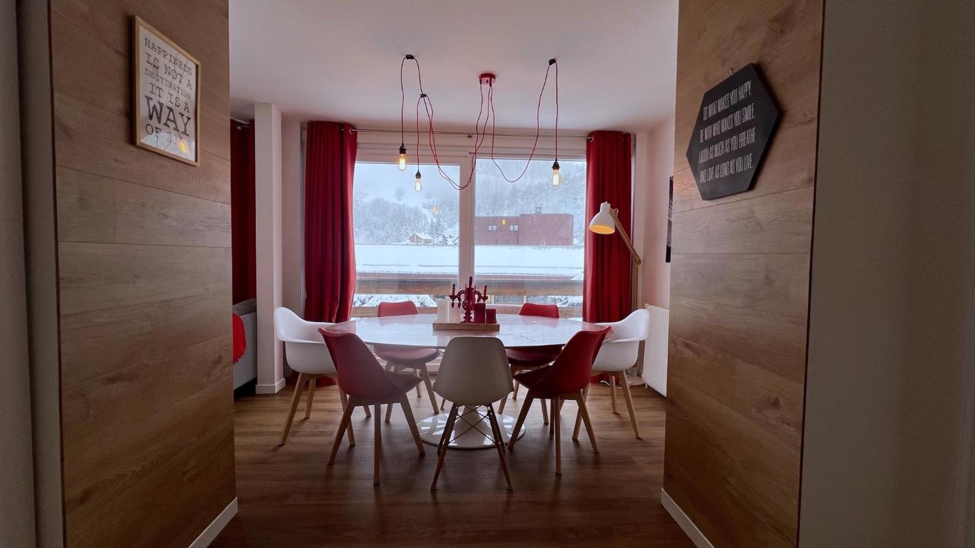 Rouge Canneberge -8 Personnes- 84M2 Vue Degagee Setaz Valloire Zewnętrze zdjęcie